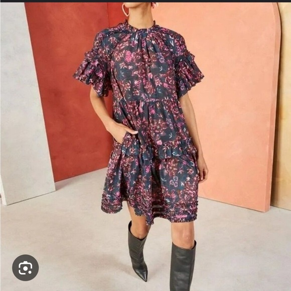Ulla Johnson faun dancing midnight dress - Picture 1 of 6